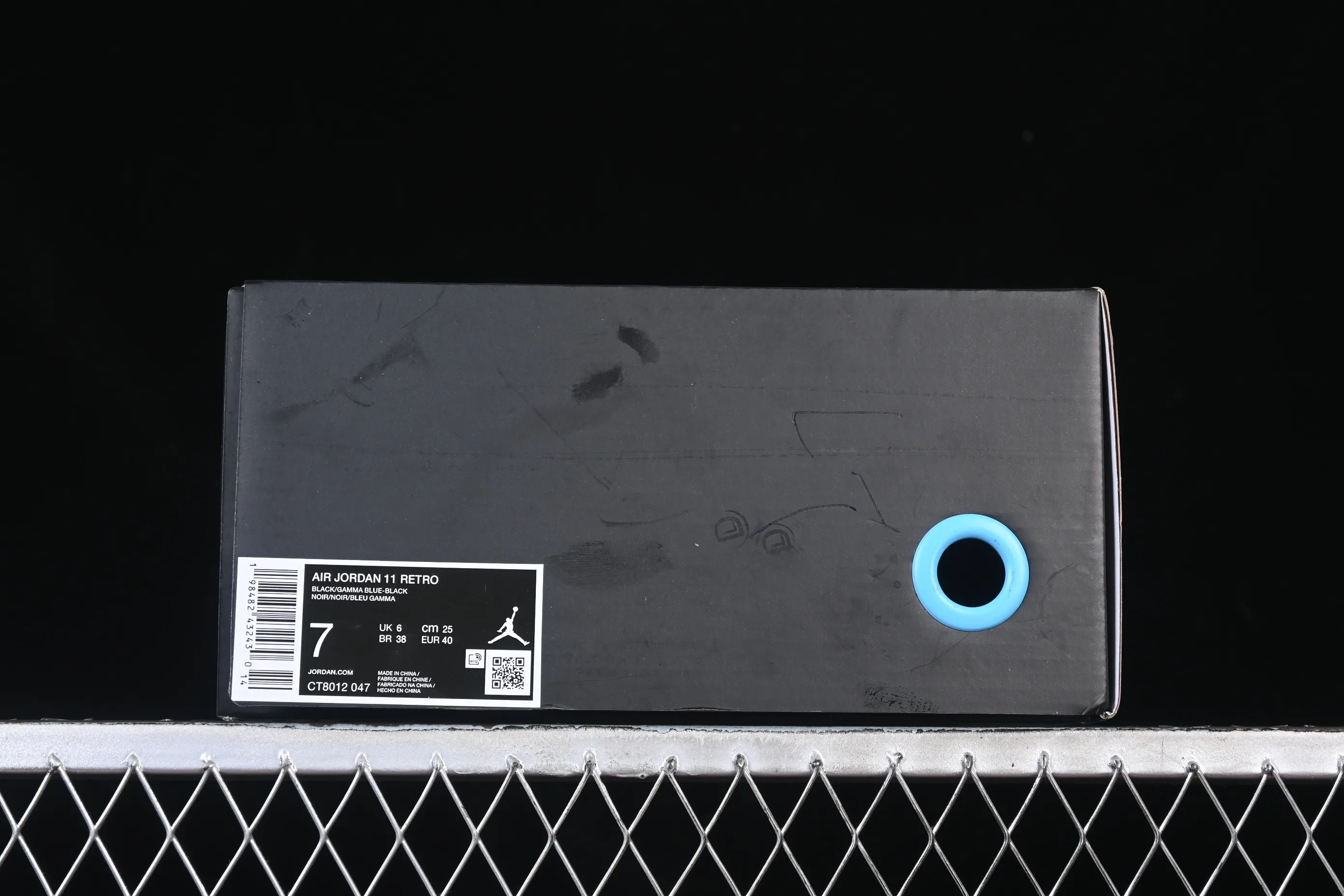 All categories Air Jordan Jordan series basketball shoes Air Jordan 11 L version Air Jordan 11 Retro "Gamma Blue" AJ11 Joe 11 new gamma blue CT8012-047